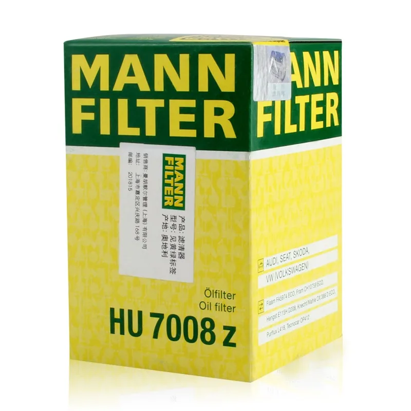 Масляный фильтр двигателя MANN HU7008z для VW Passat 2 0 L4 дизельный Audi SEAT Skoda