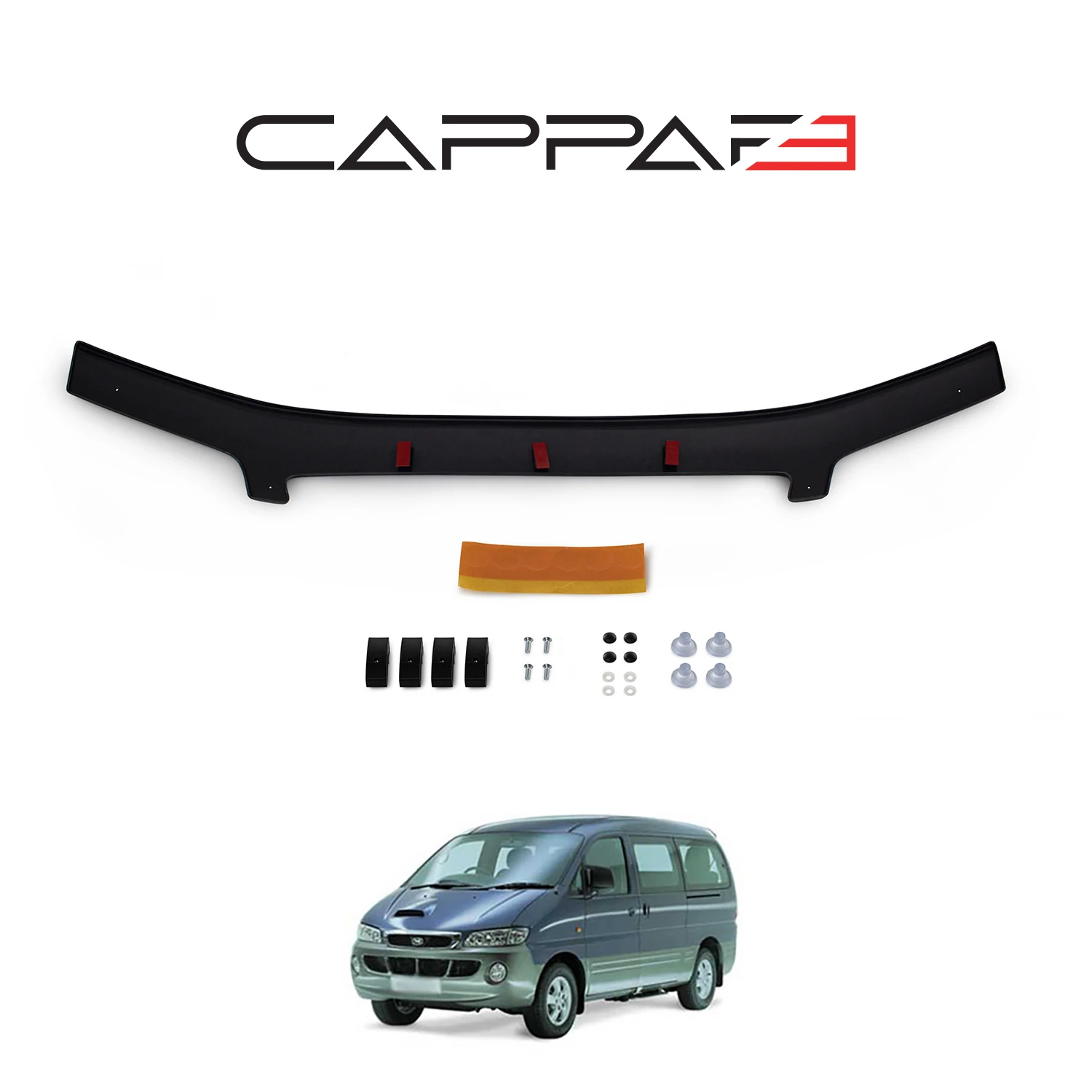 

Передний спортивный спойлер для Hyundai Starex модели от 2003 до 2008