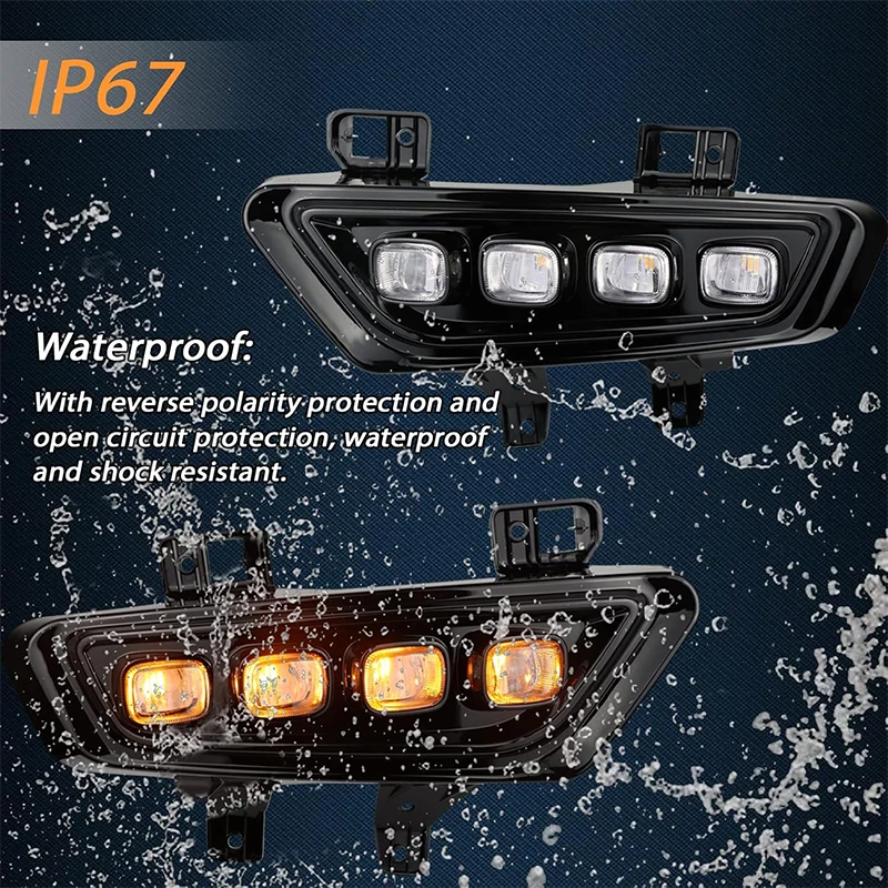 Передний бампер iJDM указатель поворота противотуманные фары лампы для Ford F150 SVT Raptor