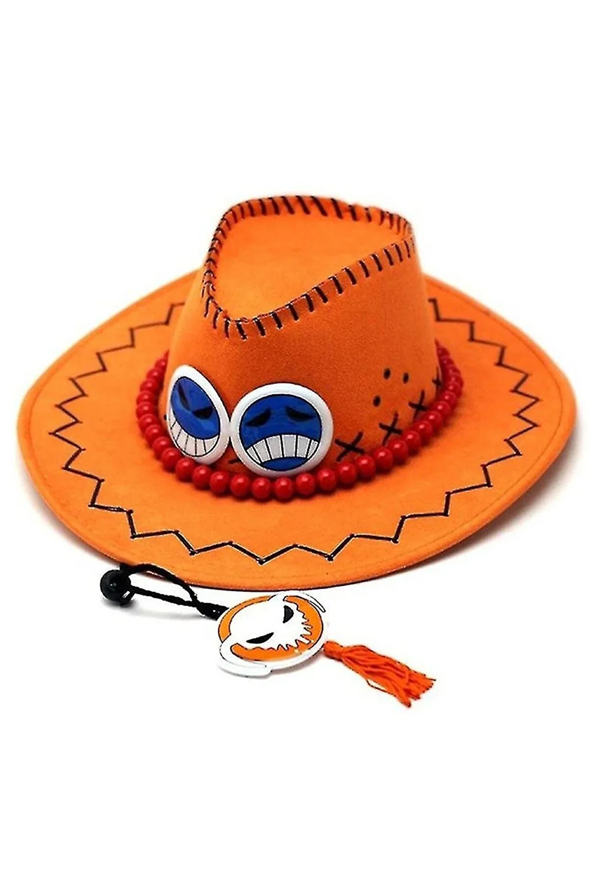 

Standard Size Piece Anime Series Cool Costume Cosplay Orange Hat