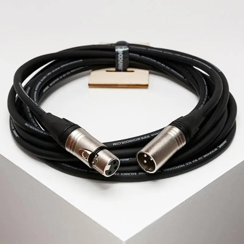 MC224eco-XMXF-1m Кабель микрофонный XLR 1м SHNOOR