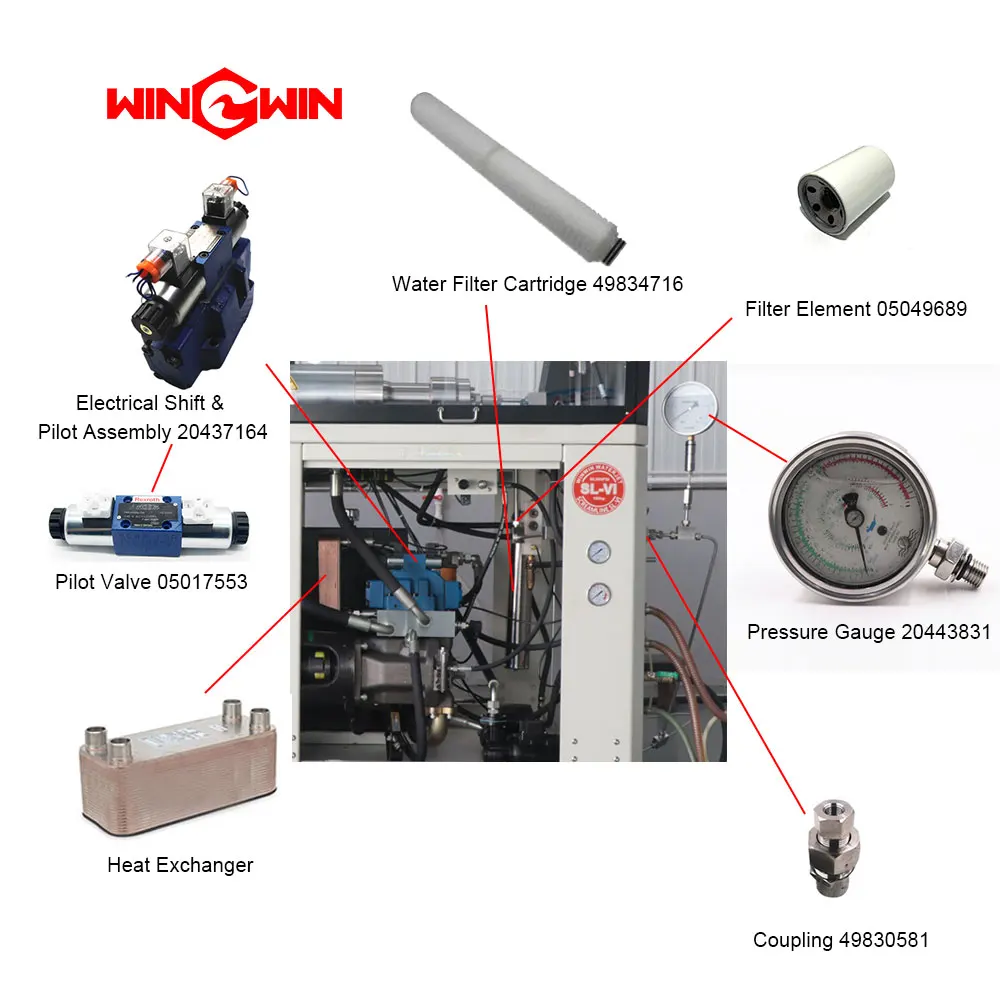 Water jet hydraulic pump parts 49834716 Filter Element, 10 Micron waterjet cutting machine parts