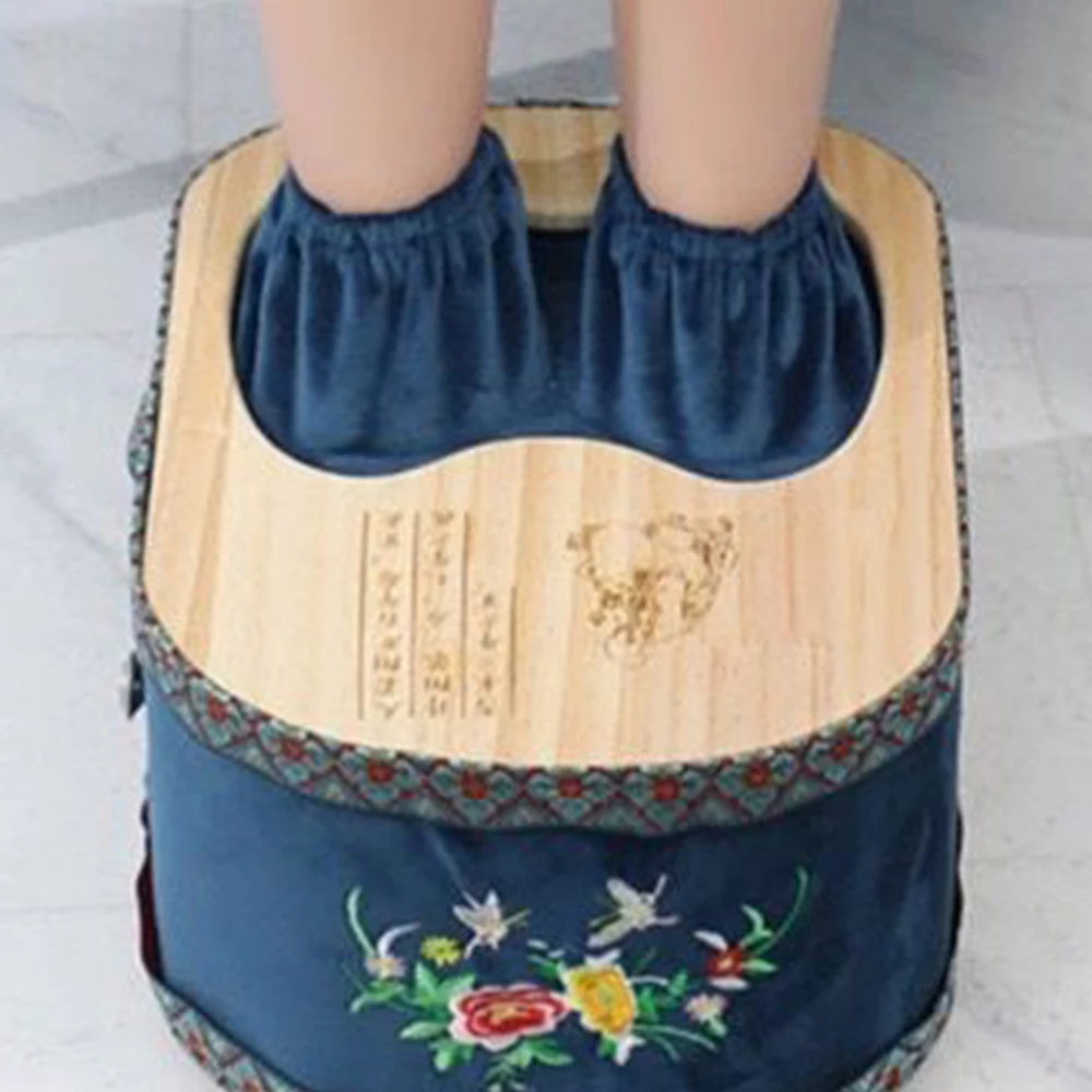 Коробка для прогревания ног Деревянная Бездымная Пароварка специальное