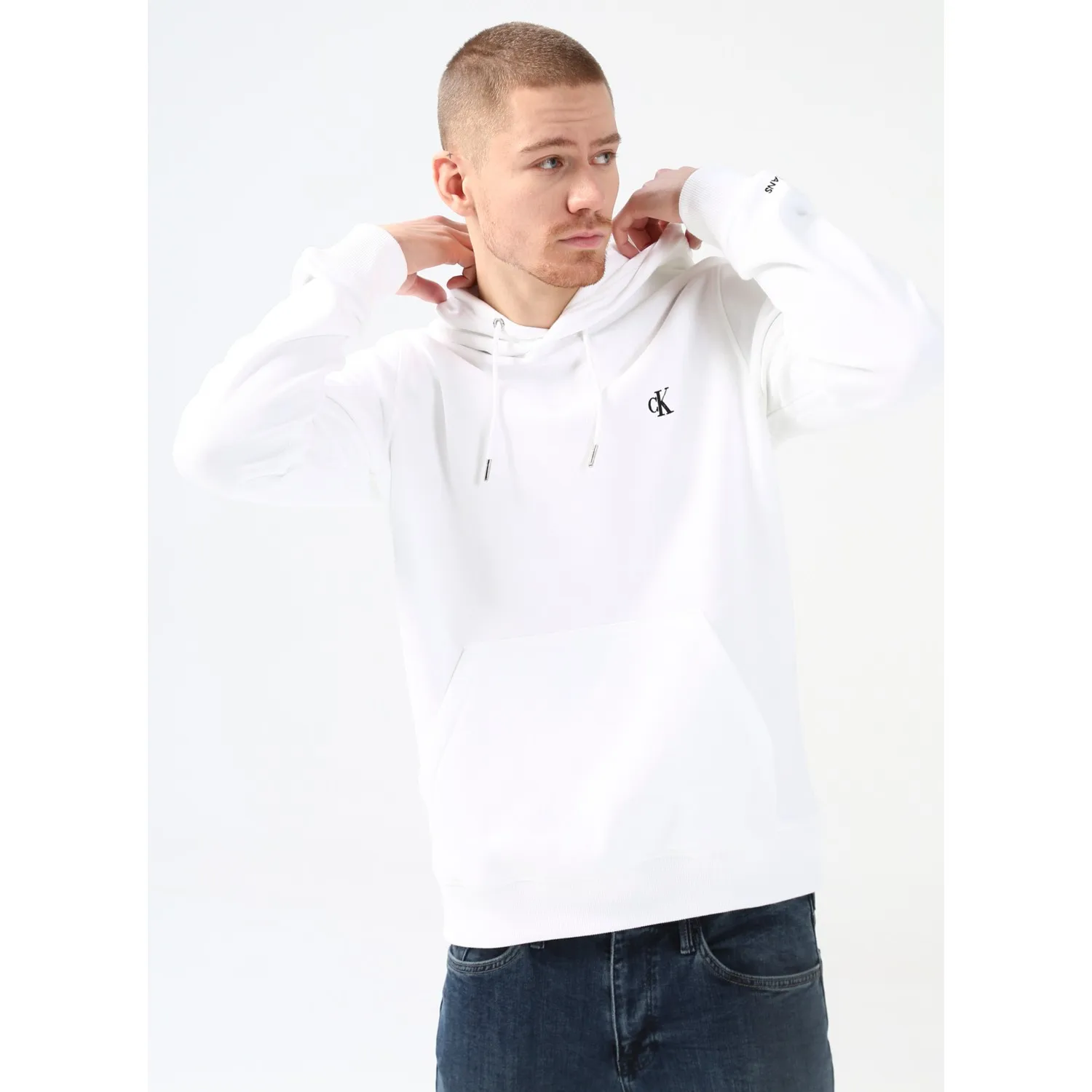 Calvin Klein Белая мужская толстовка