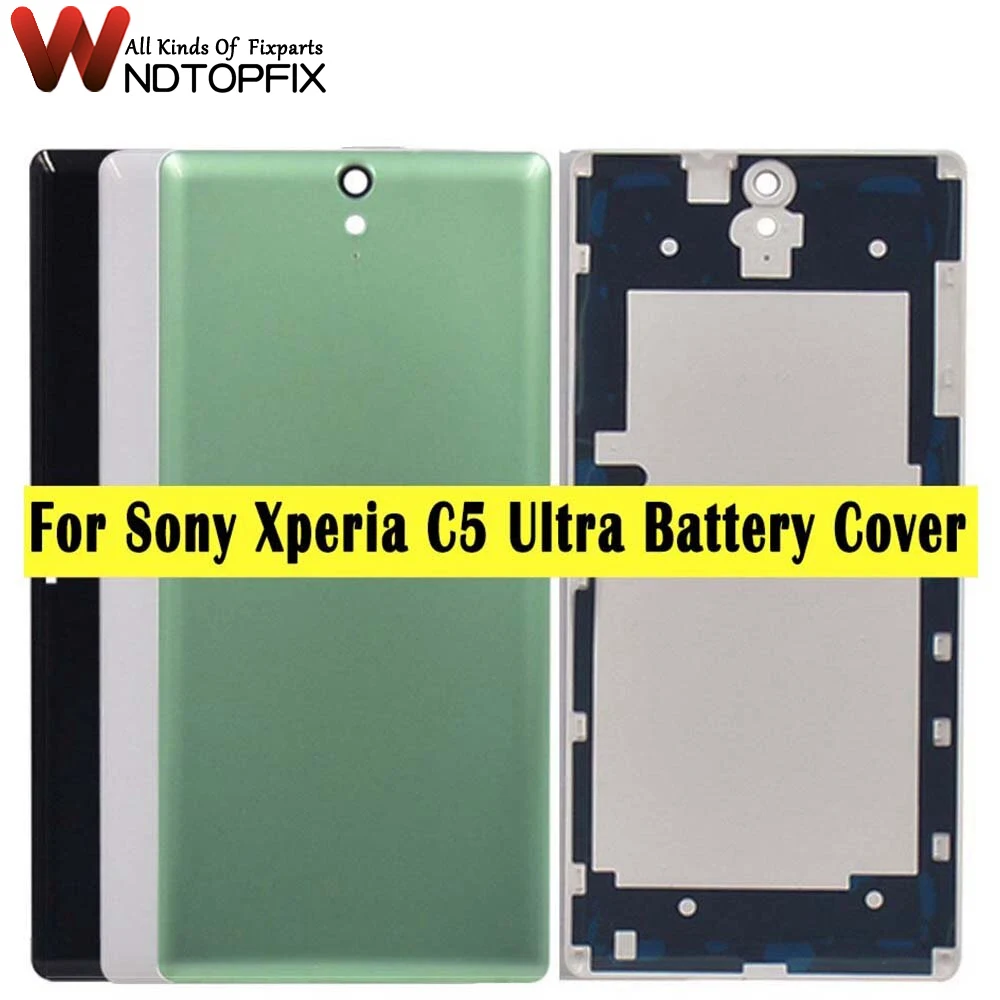 

Новый корпус аккумуляторной батареи с NFC для Sony Xperia C5 Ultra E5553, запасные части для Sony C5 Ultra, задняя крышка