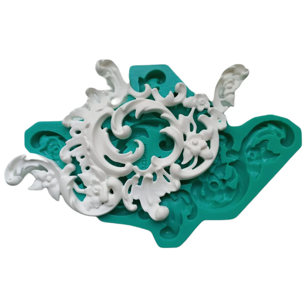 Силиконовая форма № 785 монограмма декоративный чудо 4 размера 3дико форма для гипса глины жидкого пластика мыло декор домашний декор сундук мебель ручной работы.