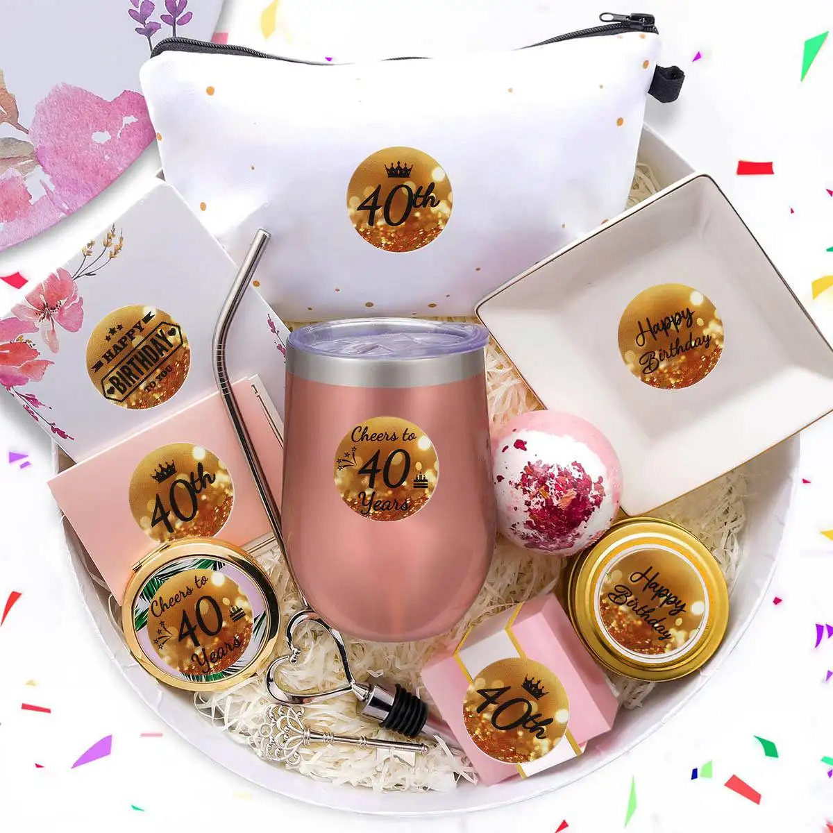 500 шт. блестящие наклейки для упаковки подарков