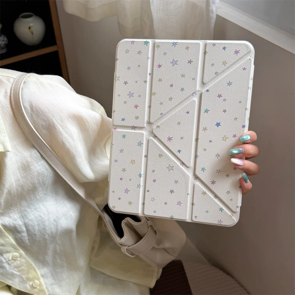 Милый красочный чехол для планшета со звездами для Pro 2024 2025 13 Air3 10.5 iPad 10th 11th 10.9 5th 6th 9.7 iPad 7 8 9 10.2 mini 6 7 Air 6 7 (art.: 3920dbf36eb8f) - 3920dbf36eb8f