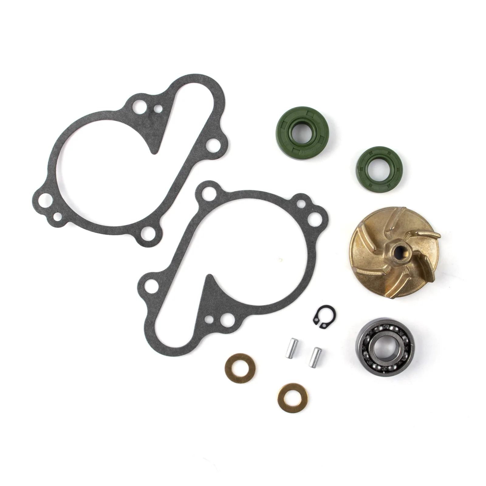 Фото Комплект для ремонта водяного насоса SJ Motorcycle Accessories 4JY-12428-00-00 для Yamaha YZ125 1998-2004 крыльчатка подшипник уплотнение прокладка №2