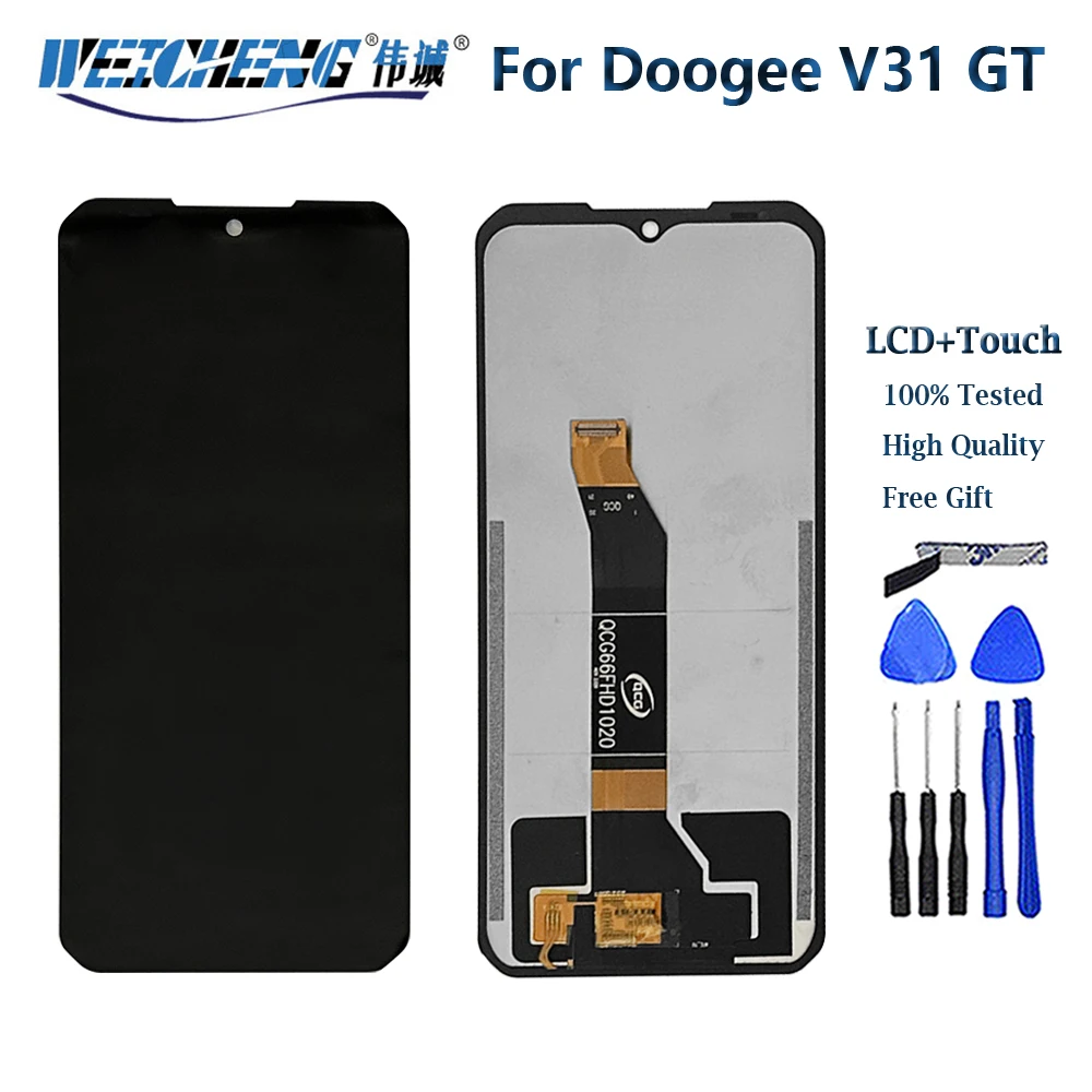 Фото Оригинальный ЖК-дисплей для Doogee V10 V11 V30 Pro V30T V40, дигитайзер сенсорного экрана в сборе для Doogee V Max Plus V31 GT LCD №5