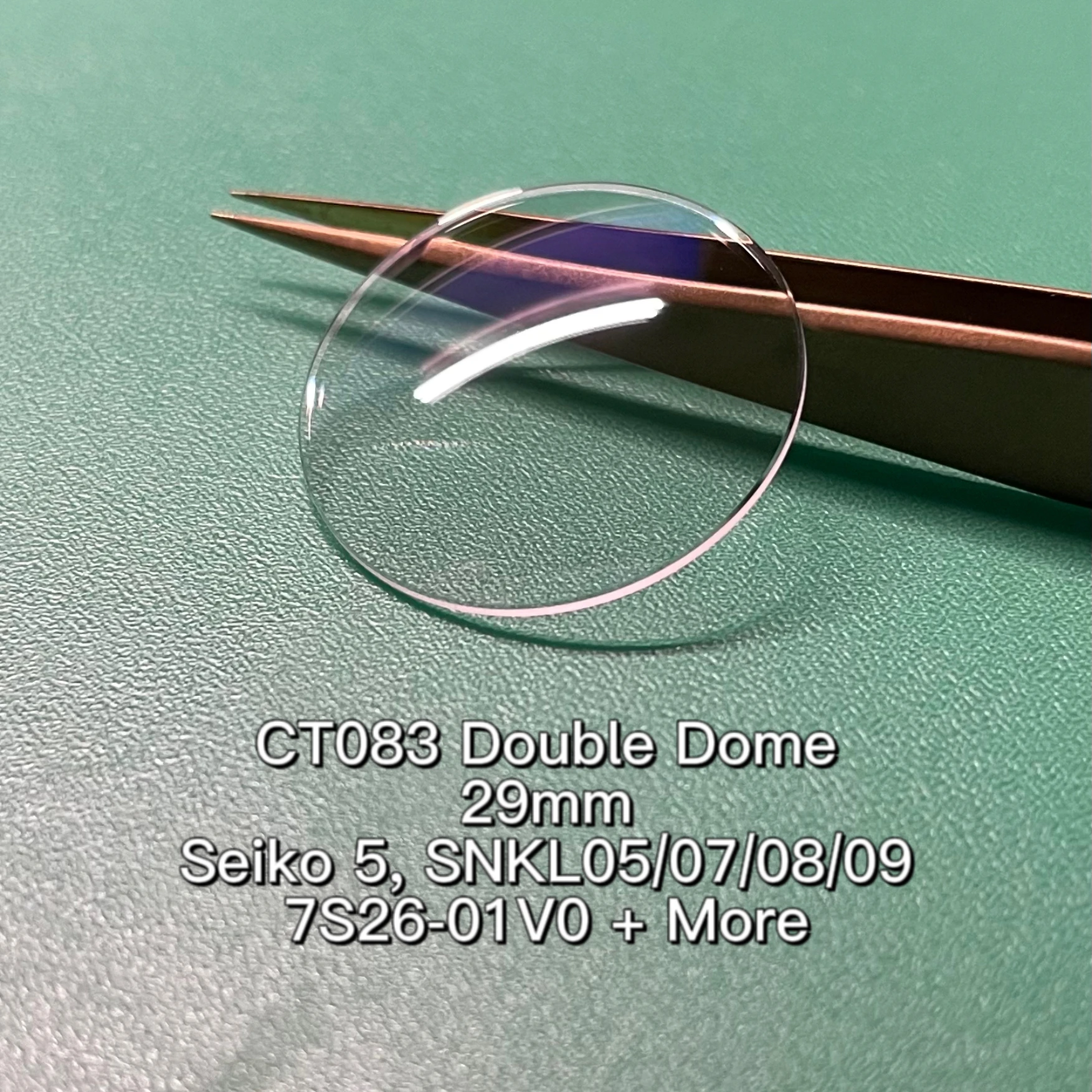 

CT083 – Double Dome Sapphire Crystal – Seiko 5 – 29mm