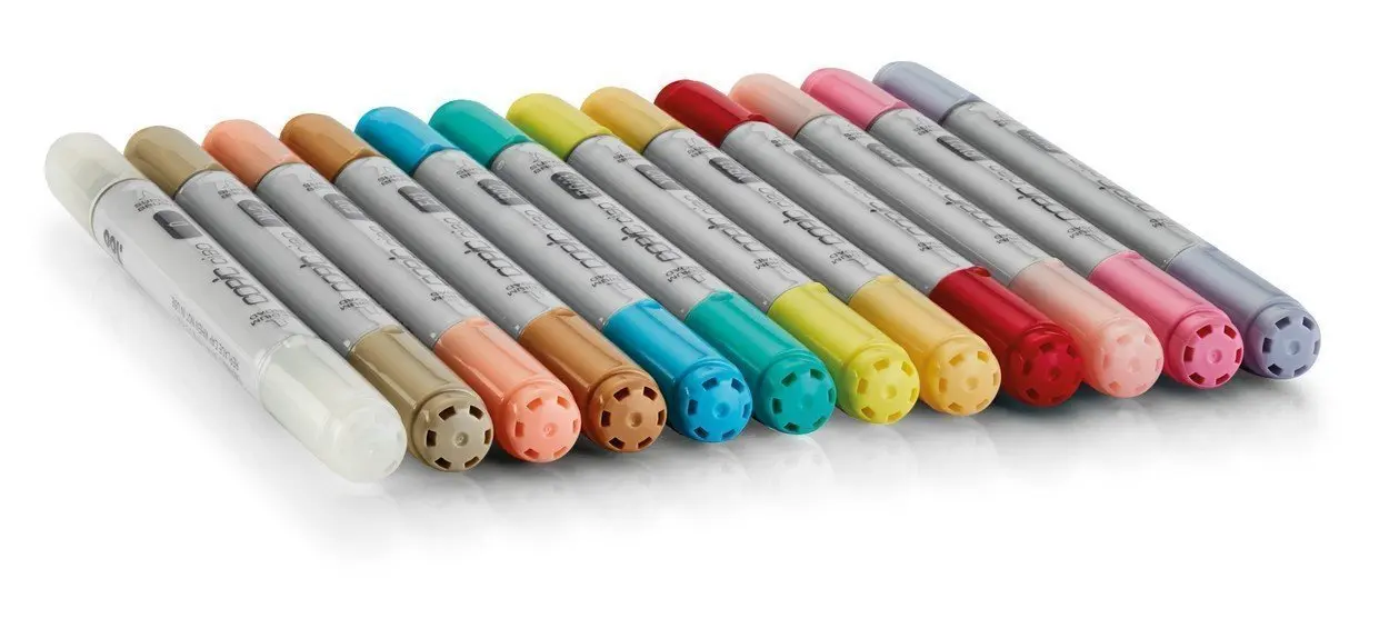 Copic Набор маркеров на спиртовой основе манга иллюстрация 12 цветов 22075912