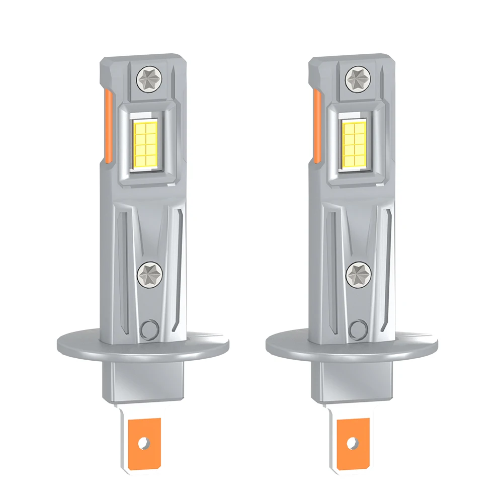 

85000Lm Ампула H1 Led Canbus Фара 6000K 3570 Csp Чипы 24V H1 Led Canbus Налобные лампы 250 Вт Супер яркий передний свет Blub