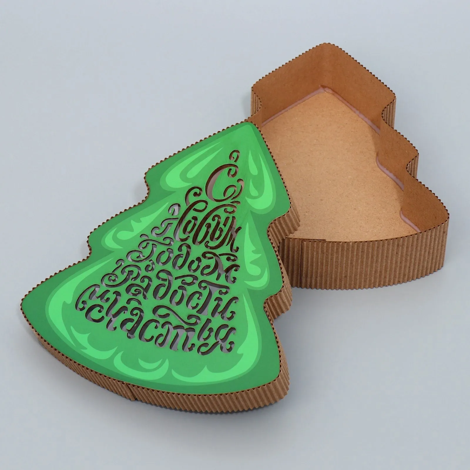 Коробка подарочная 'Ёлочка' 23.3 х 19.5 5 см (комплект из шт) |