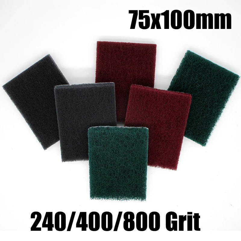 

Промышленные абразивные полировальные диски 75x100 мм 240/400/800 grit nylon
