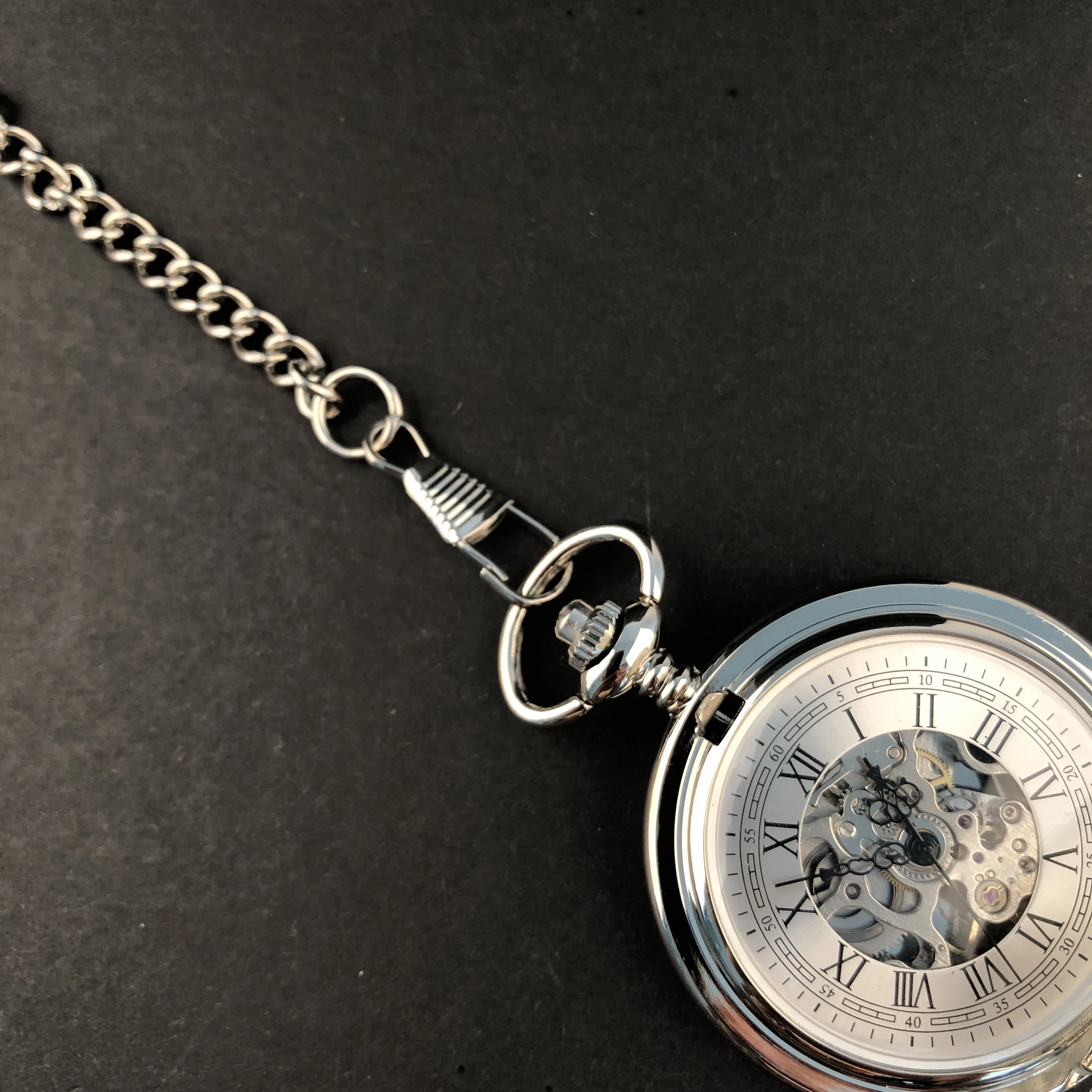 Unquie Exquisite Blue And White Porcelain Mechanical Pocket Watches For Men Women Necklace Pendant with Chain Gifts