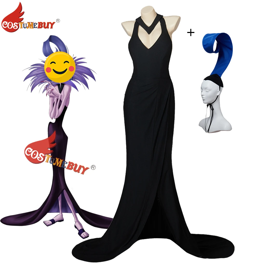 

Emperor's Former Advisor Villain Cosplay Costume Evil Witch Sexy Slinky Dress With Hat,Halloween Sorceress Outfits