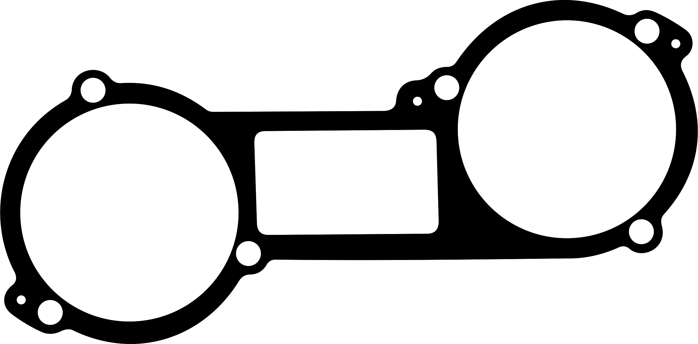 Gasket under shell air filter Harley-Davidson (29439-01) HD Harley 29439-01 | Engines Gaskets &amp Seals