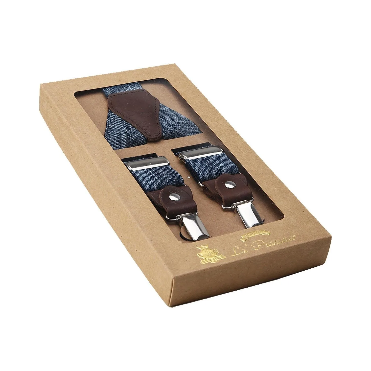 Рисунок 2 - Kravatkolik Синяя кожаная мужская