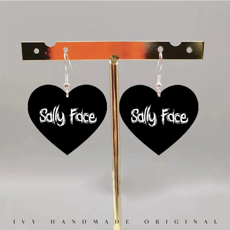 Висячие серьги с лицом Салли акриловые украшения в виде приключений страшная