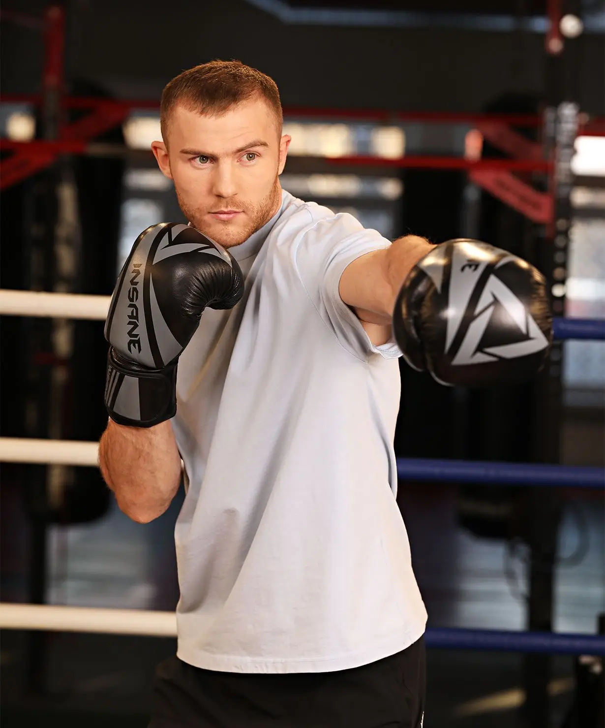 Перчатки боксерские ARES кожа черный 12 oz