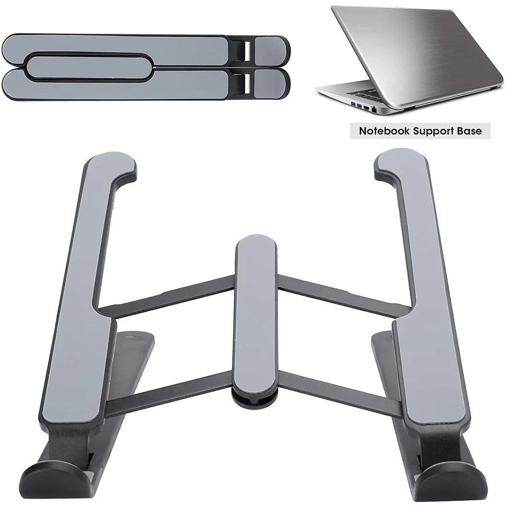 

Suporte para note Notebook computer bracket compact MINI desktop heat dissipation folding can carry lifting iPad flat base brack