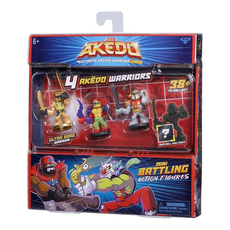 Фото Второй коллекционный игровой набор Акедо 4 фигурки, Akedo №3