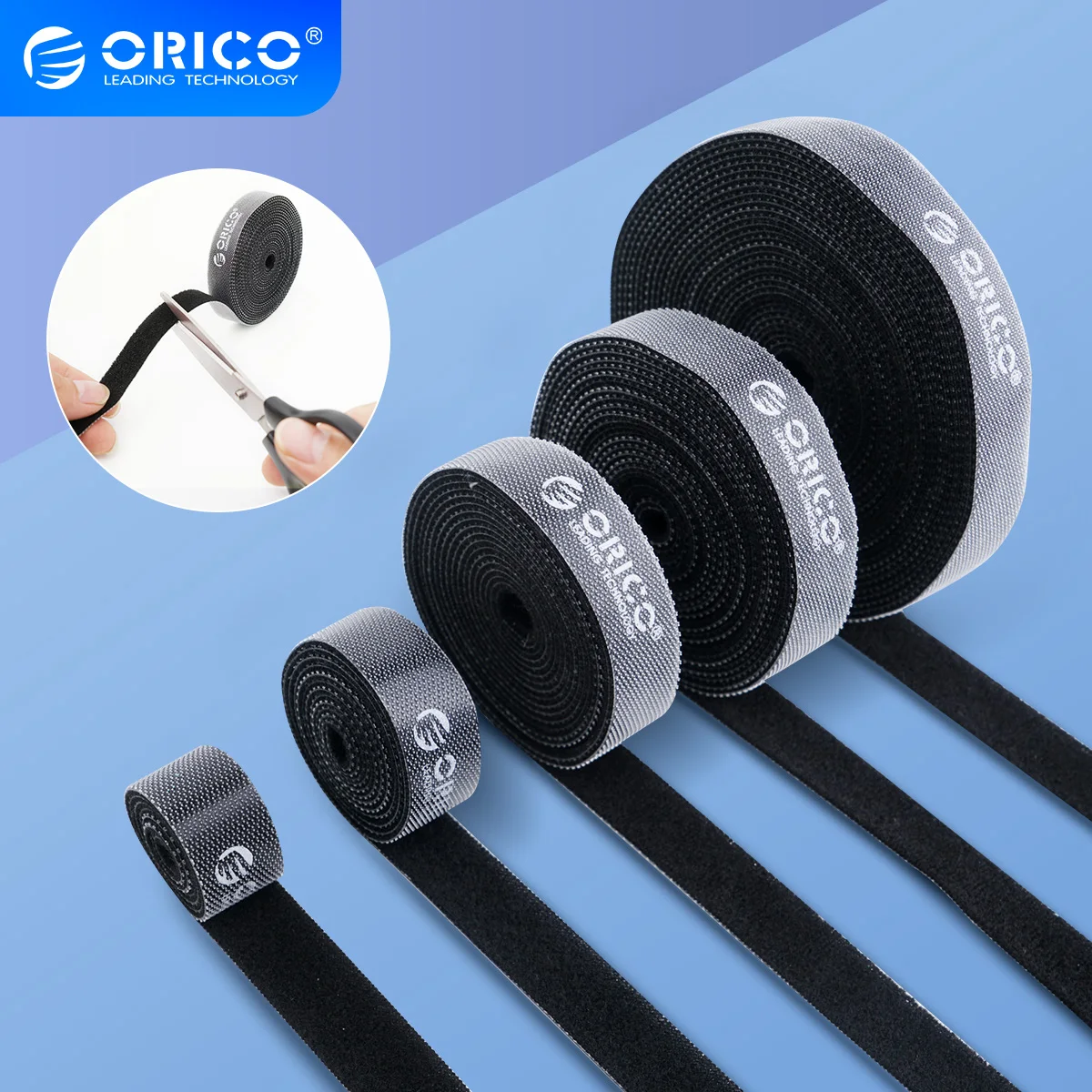 

ORICO Cable Organizer Wire Winder Earphone Holder Cord Protector Audio Line Management For iPhone Samsung USB Cable 0.5m 1m 2m