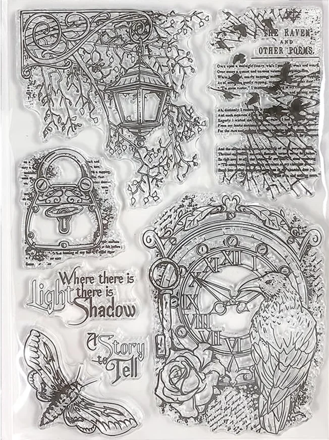 

Новинка 2022, прозрачный штамп для скрапбукинга, прозрачный силиконовый каучук, сделай сам, декор для фотоальбома 618