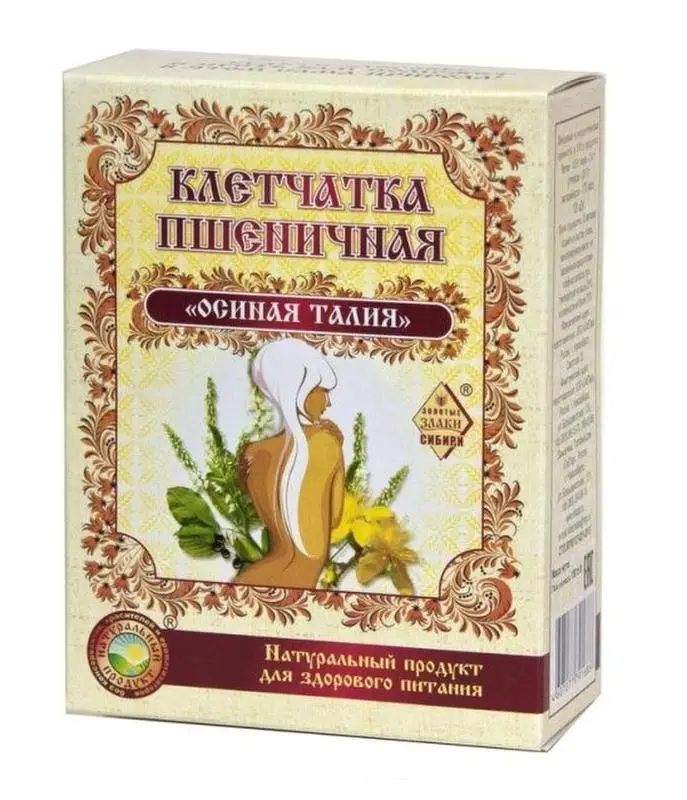 Клетчатка пшеничная "Осиная талия" "Злаки Сибири" 150 г |