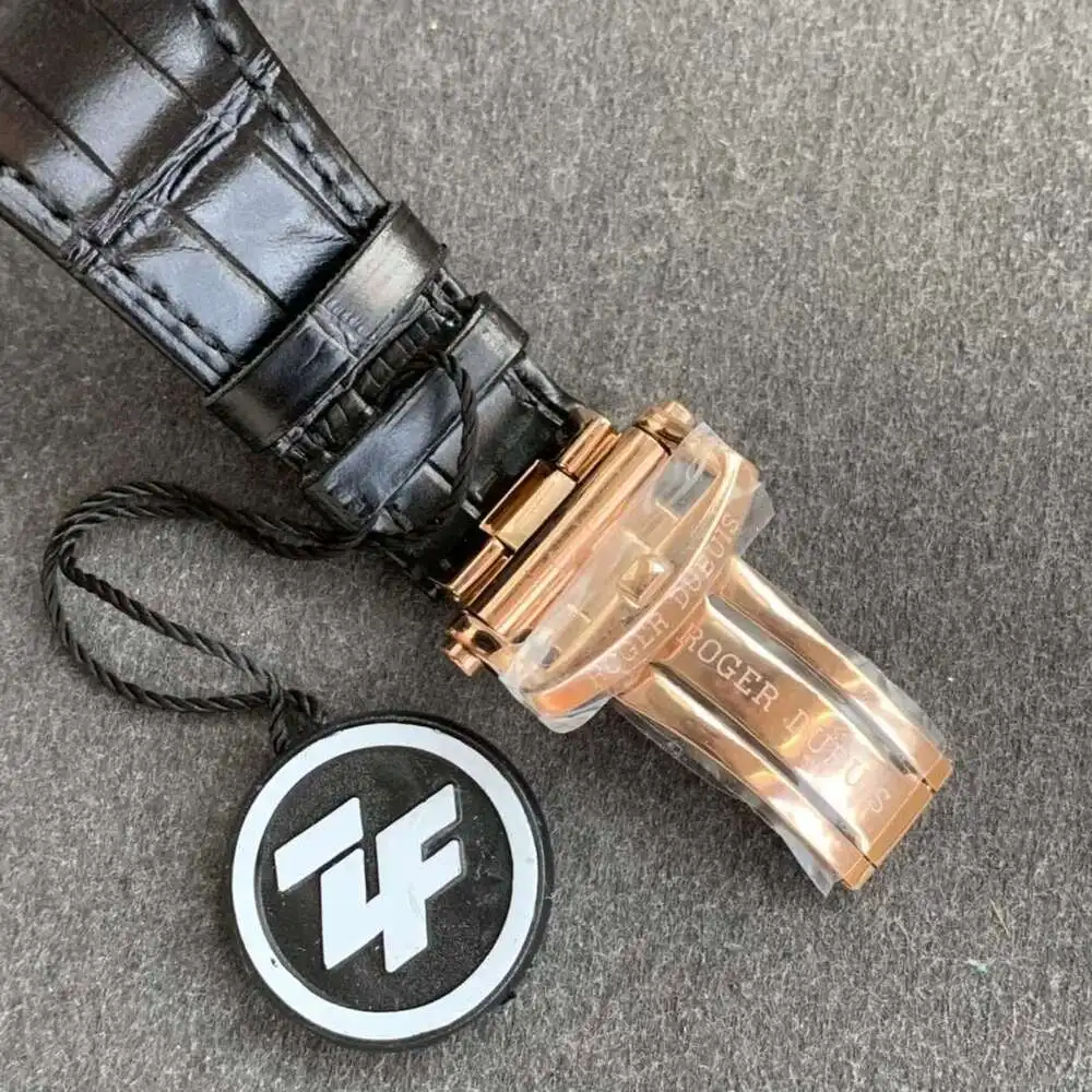 В стиле Roger Dubuis 1:1 Мужские модные роскошные механические часы золотые DBEX0398 |