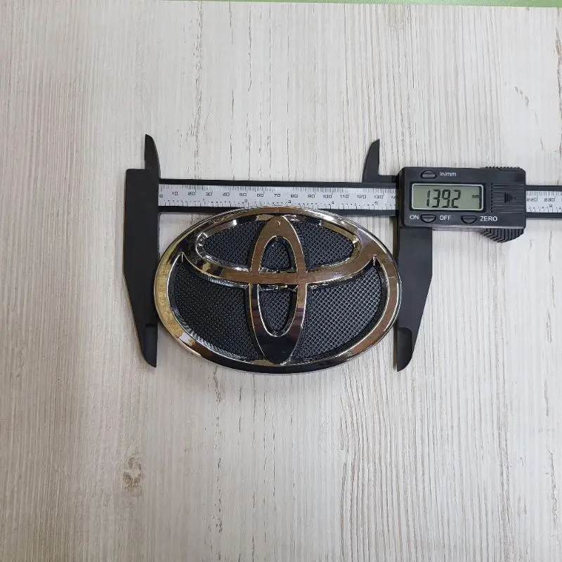 Эмблема закрытого логотипа Toyota, бейдж 14 см, ярлык на.