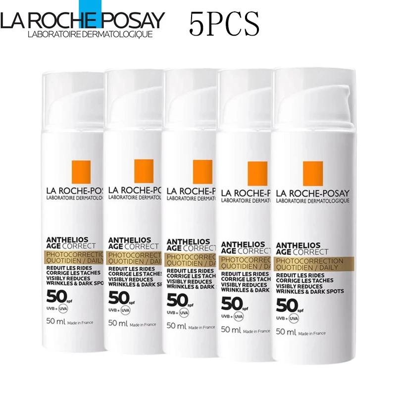 

5PCS La Roche Posay SPF50 Light Shield Sunscreen UV Isolation Repair of Light Damage Nourish Skin Spots and Anti Aging