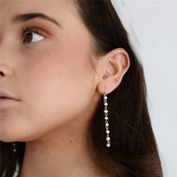 handmade natural pearl drop earrings 14k gold filled earrings jewelry boho oorbellen brinco vintage jewelry boho earrings
