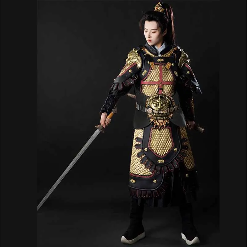 Костюм солдата китайских генералов костюм унисекс для косплея имитация металла