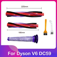 spare for dyson v6 animal fluffy dc59 dc62 sv03 sv073 cordless vacuum cleaner bristle roller brush bar pre filter replacement