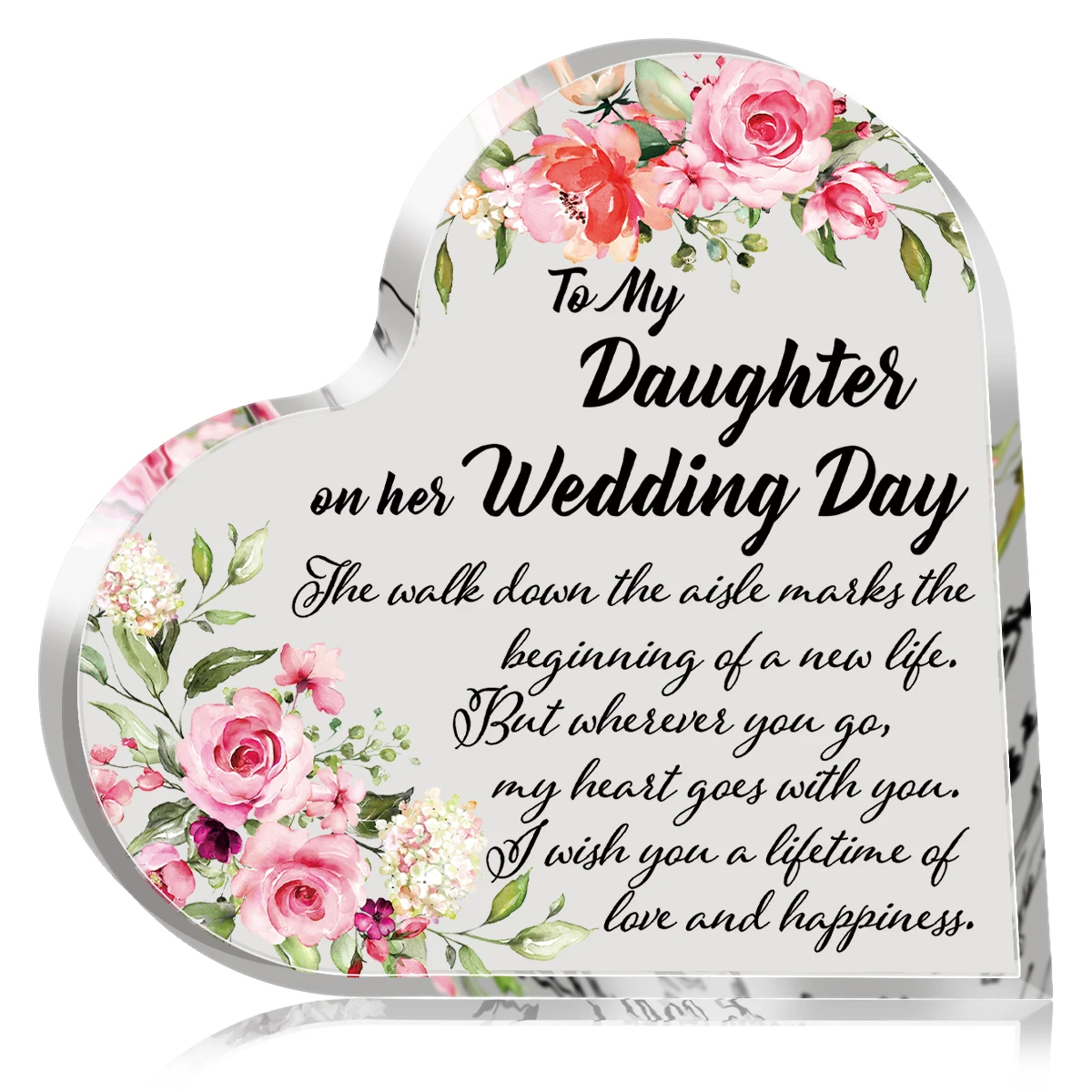 Акриловая подставка для украшения стола 1 шт. свадебный подарок дочери от мамы