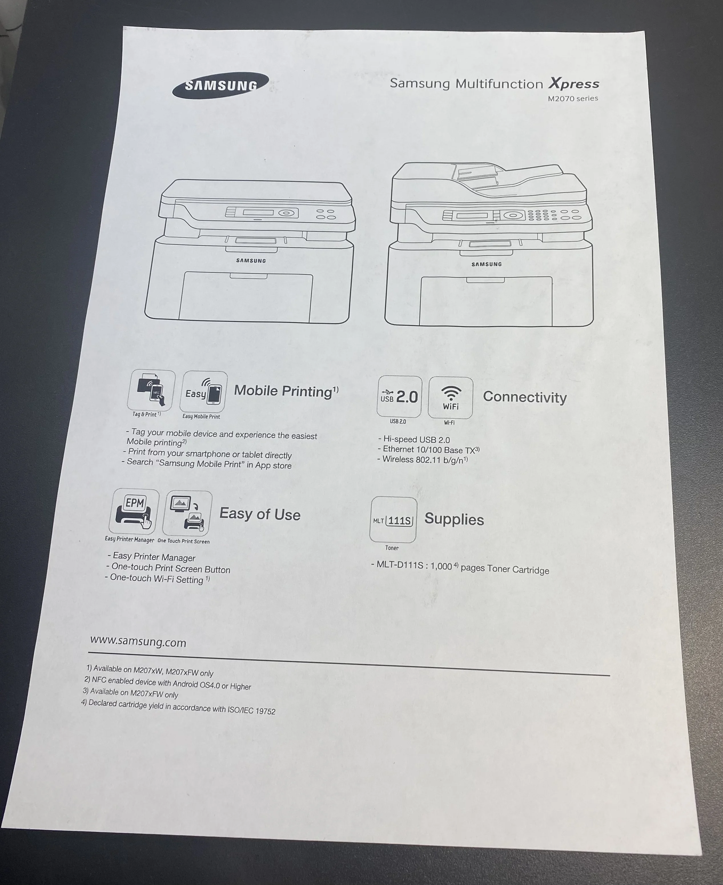 МФУ Samsung Xpress M2070 | Компьютеры и офис