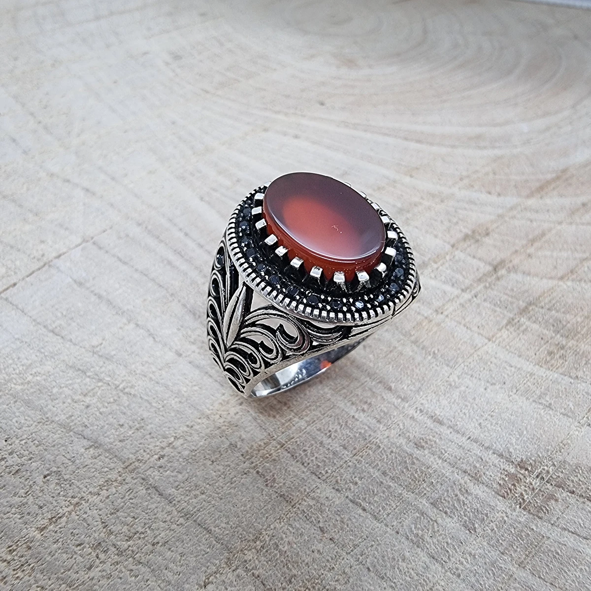 

Оттоманское сердолическое мужское кольцо с зубцом, серебро 925 пробы, оптовая продажа, серебряное кольцо для мужчин, художественное дизайнерское этническое изысканное Ювелирное кольцо, кольца