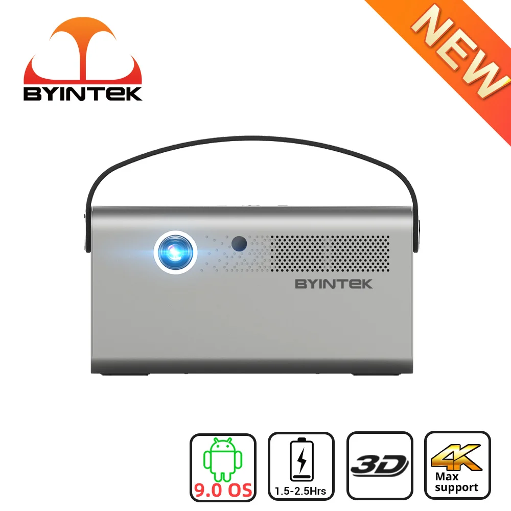 Мини-проектор BYINTEK R17 Pro 300 дюйма Android Wi-Fi 1080P |