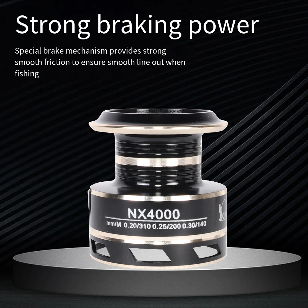 Фото Шарикоподшипники, 10 кг, спиннинговая катушка с максимальным сопротивлением, прочный металлический корпус, катушка для пресноводной и соленой рыбалки, рыболовная катушка №3