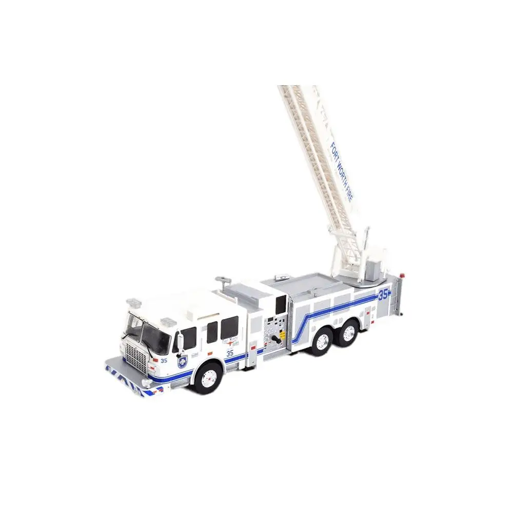 Model Collection Smeal Spartan 105 RM Fire Department Fort Worth 2015 White/dare fire | Railed/Motor/Cars/Bicycles