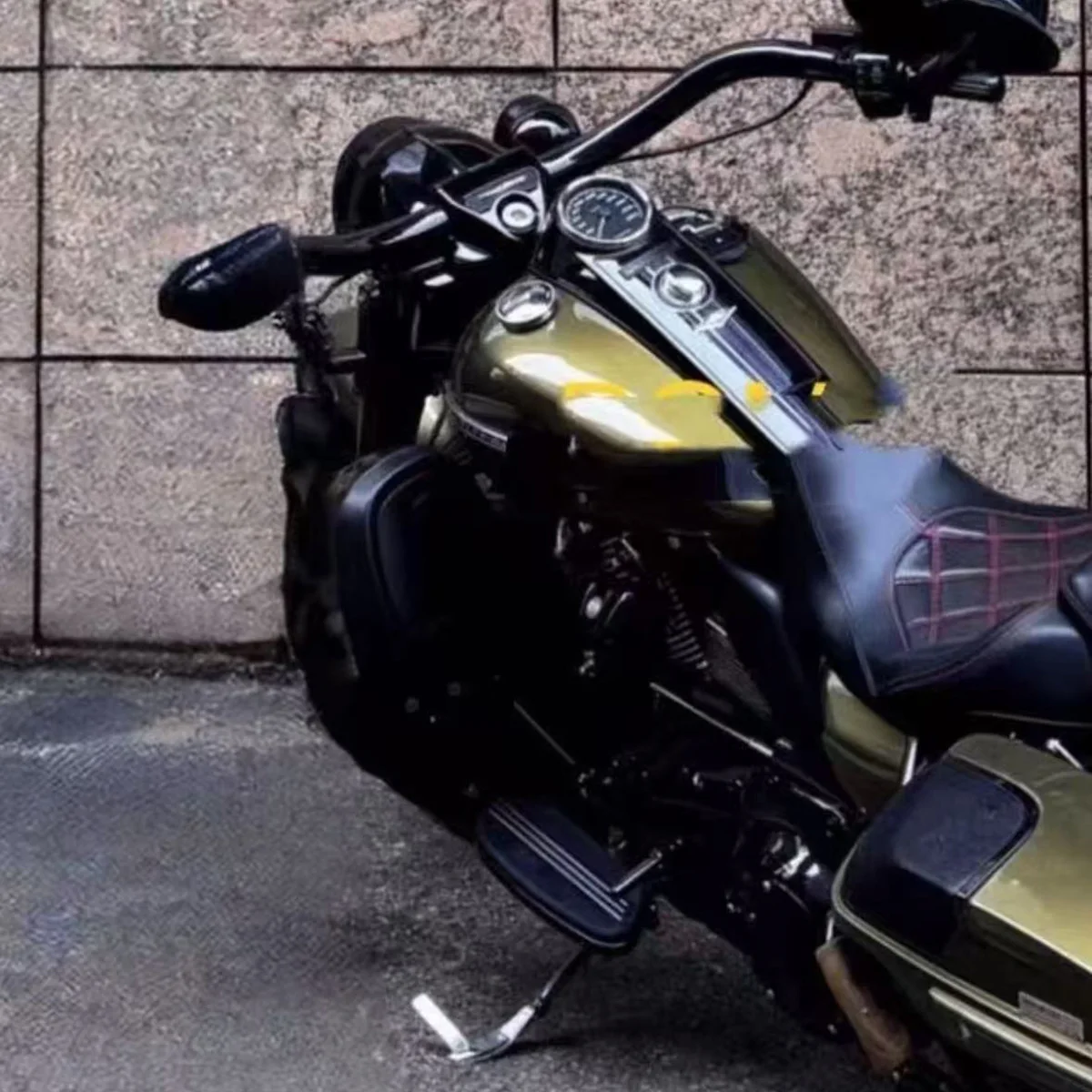 Мотоциклетный 2-дюймовый руль Fat Beach на заказ для Harley Road King Fat Boy Heritage Deluxe (art.: 3920d377c8dfe) - 3920d377c8dfe