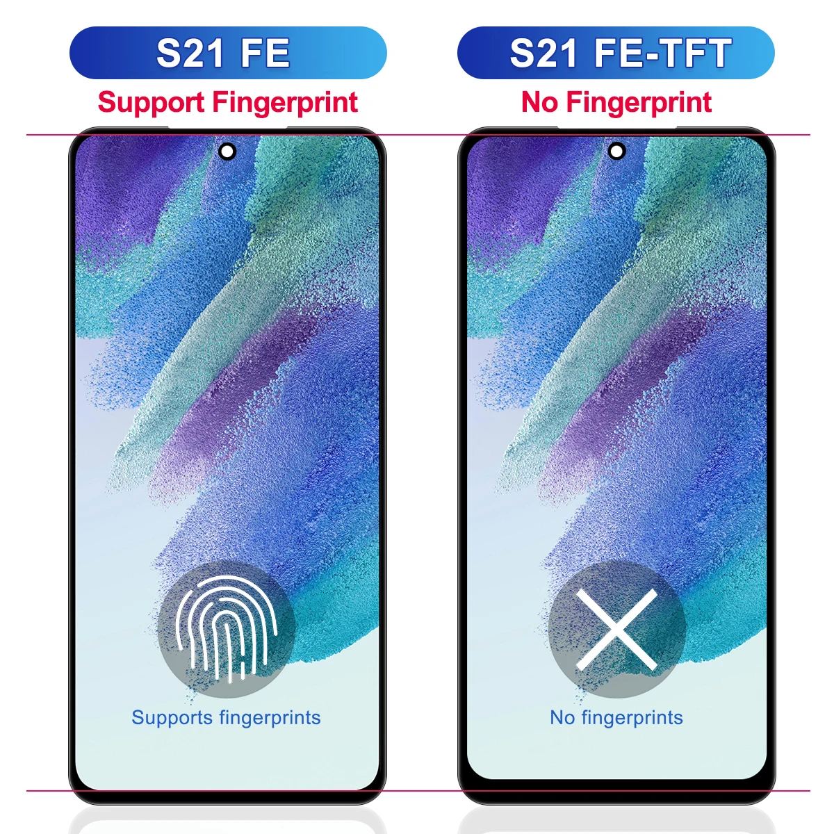 S21 FE TFT качественный экран для Samsung S21FE 5G ЖК-дисплей G990B G990U G990W Замена дигитайзера