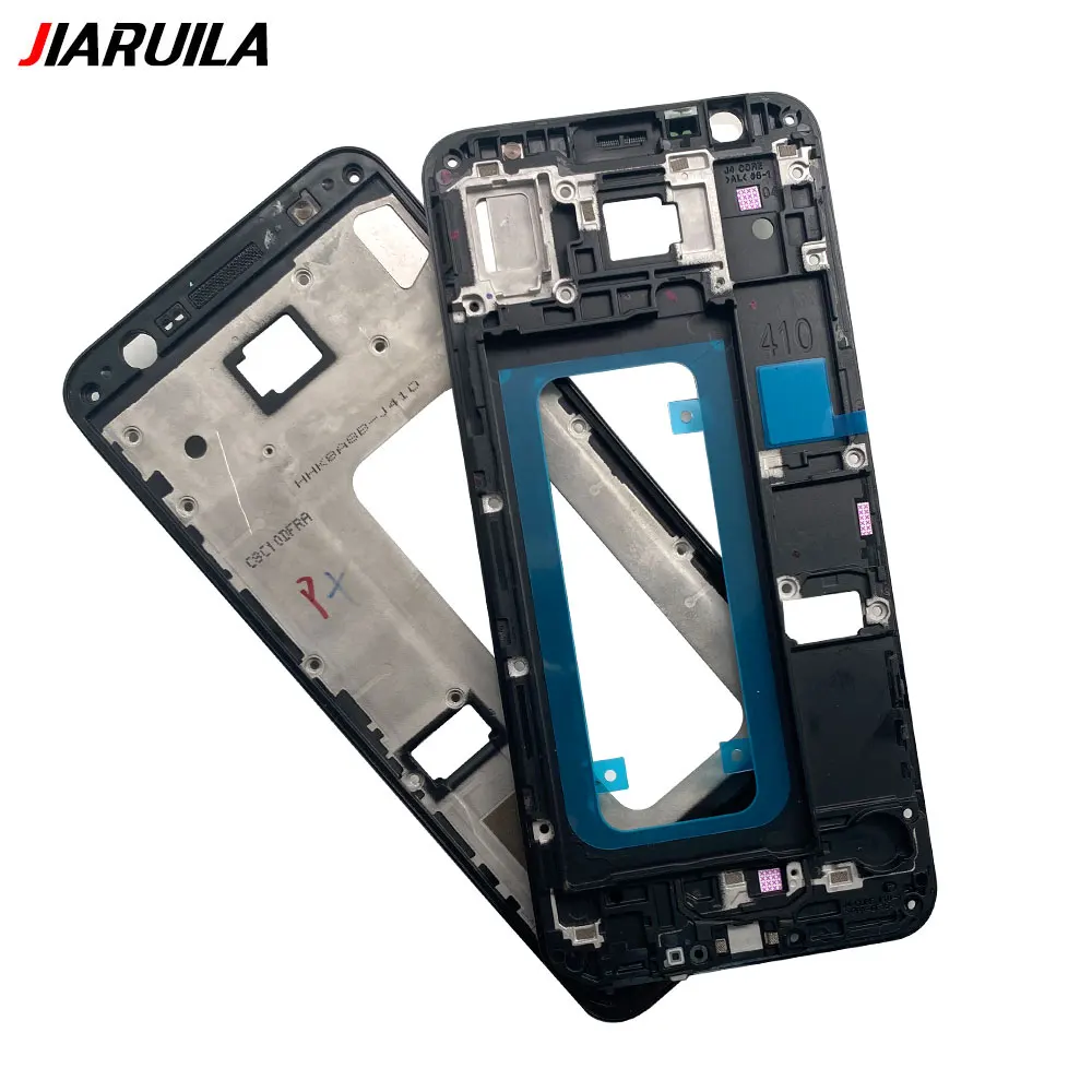 Новый передний корпус ЖК-дисплей рамка пластина сменная часть для Samsung J4 Core J410 J6