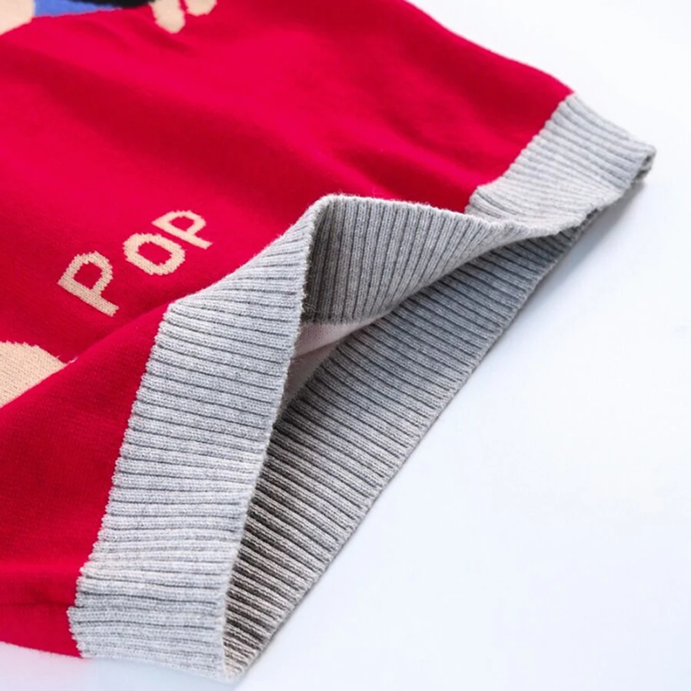 Свитера KISKISSING для маленьких мальчиков и девочек детский пуловер на осень зиму