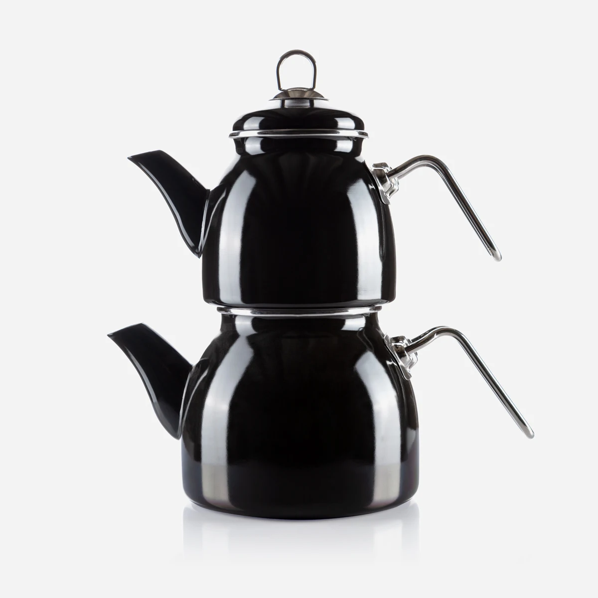 Large Enamel Black Tea Pot Kettle Heat Resistant Coffee Teaware Tableware Cup Mug Valentine Day Gift for Kitchen Accessories