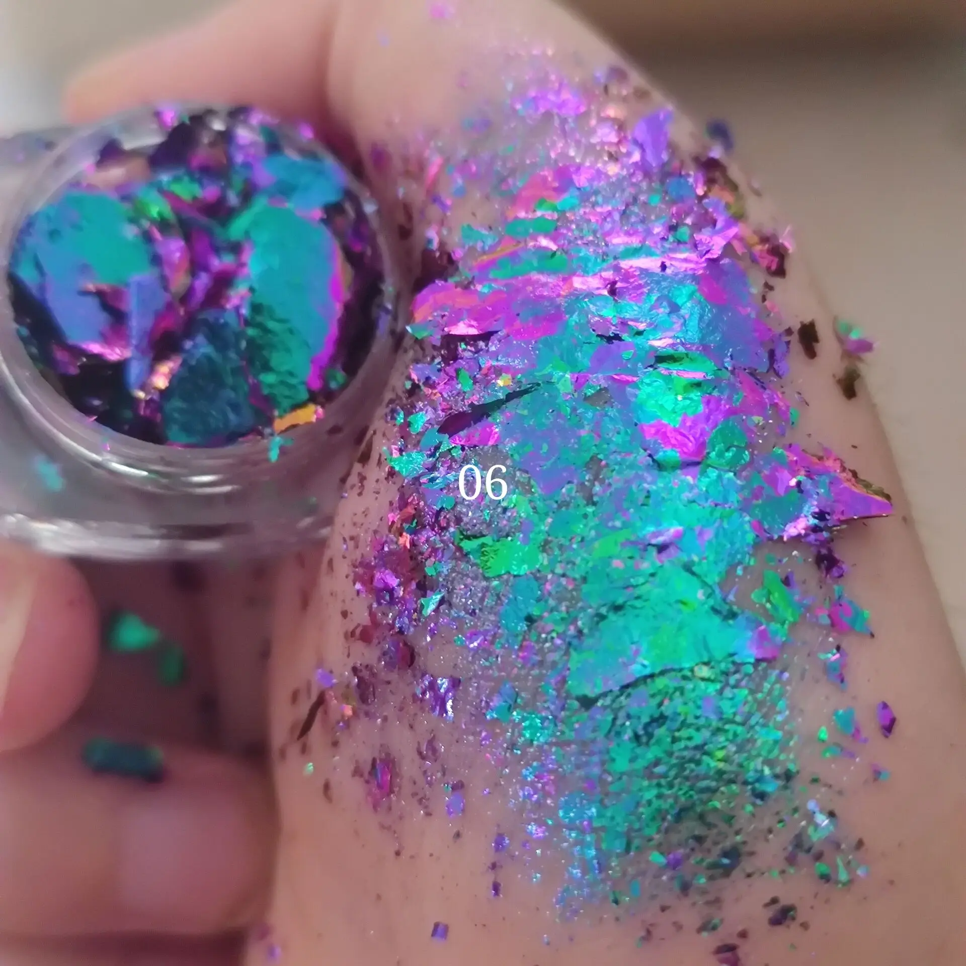 1 г/лот хромированная хамелеоновая многохромная блестящая помада разных цветов