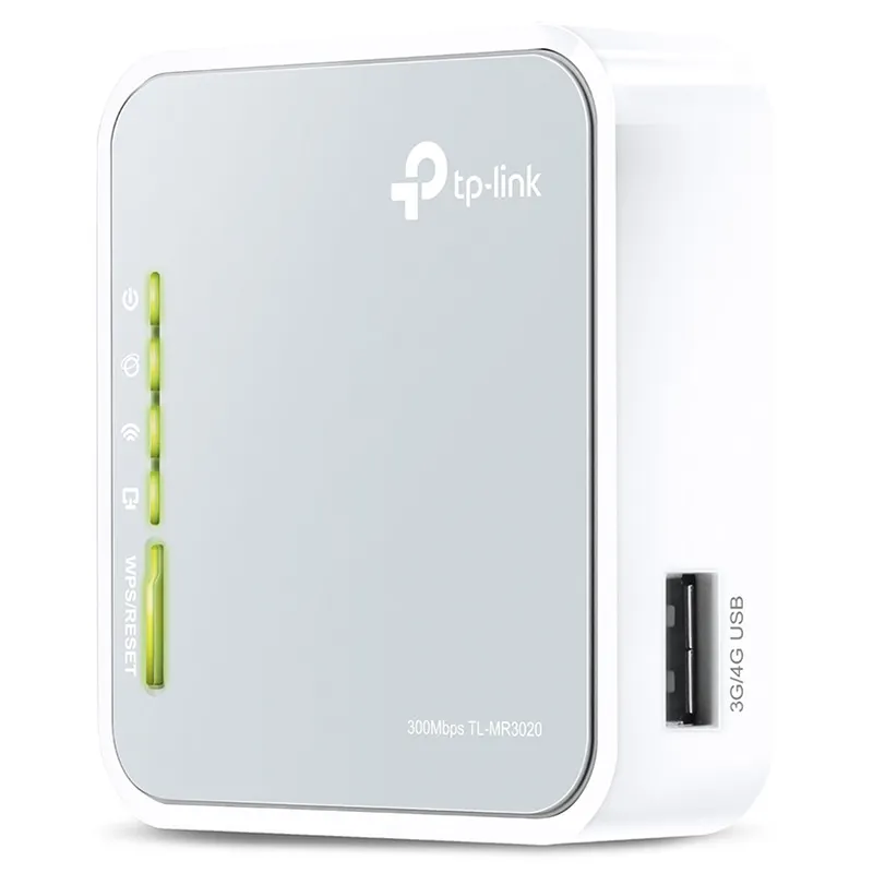 TP-Link TL-MR3020 Маршрутизатор 3G/4G 1 порт WAN/LAN 10/100 Мбит/с USB 2.0 для модемов - купить по