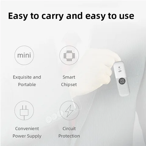 1 Шт U6 4G Wifi Ключ Поддерживает порт внешней антенны 150 М USB LTE Мобильная точка доступа Портативный маршрутизатор с Sim-картой без антенны